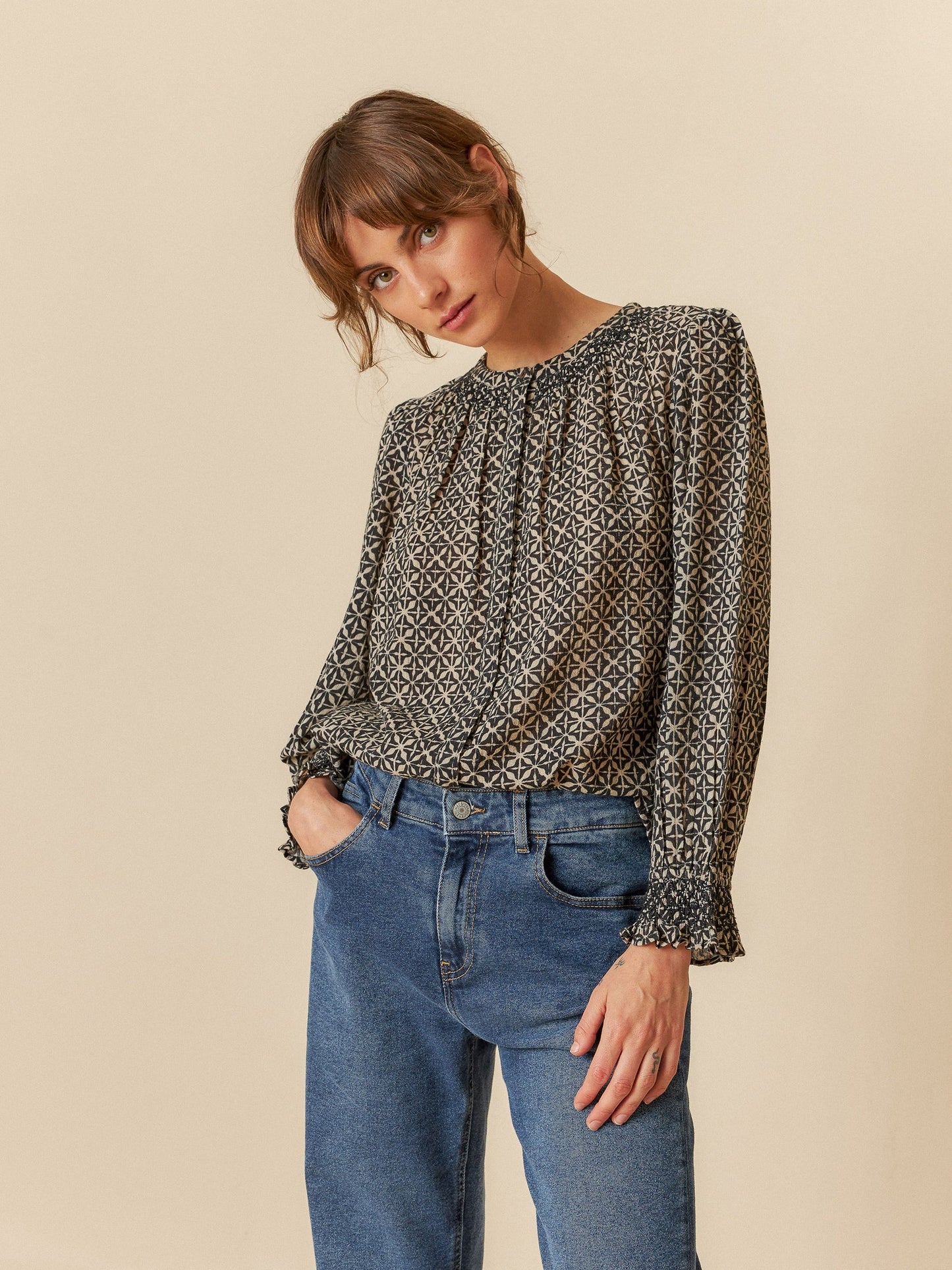 CHEMISE IMPRIMÉE RÉVERSIBLE