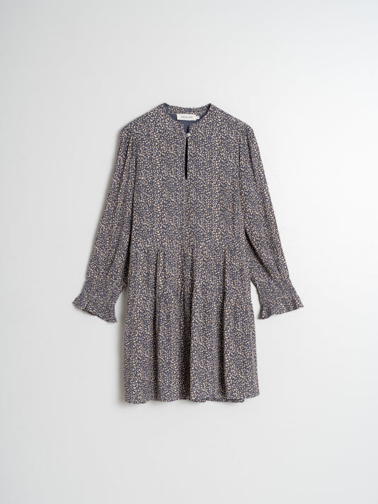 VESTIDO CORTO CREPADO