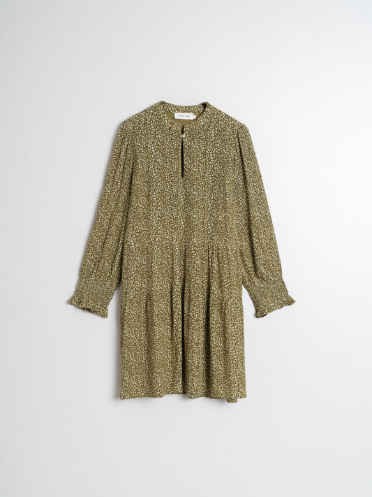 VESTIDO CORTO CREPADO