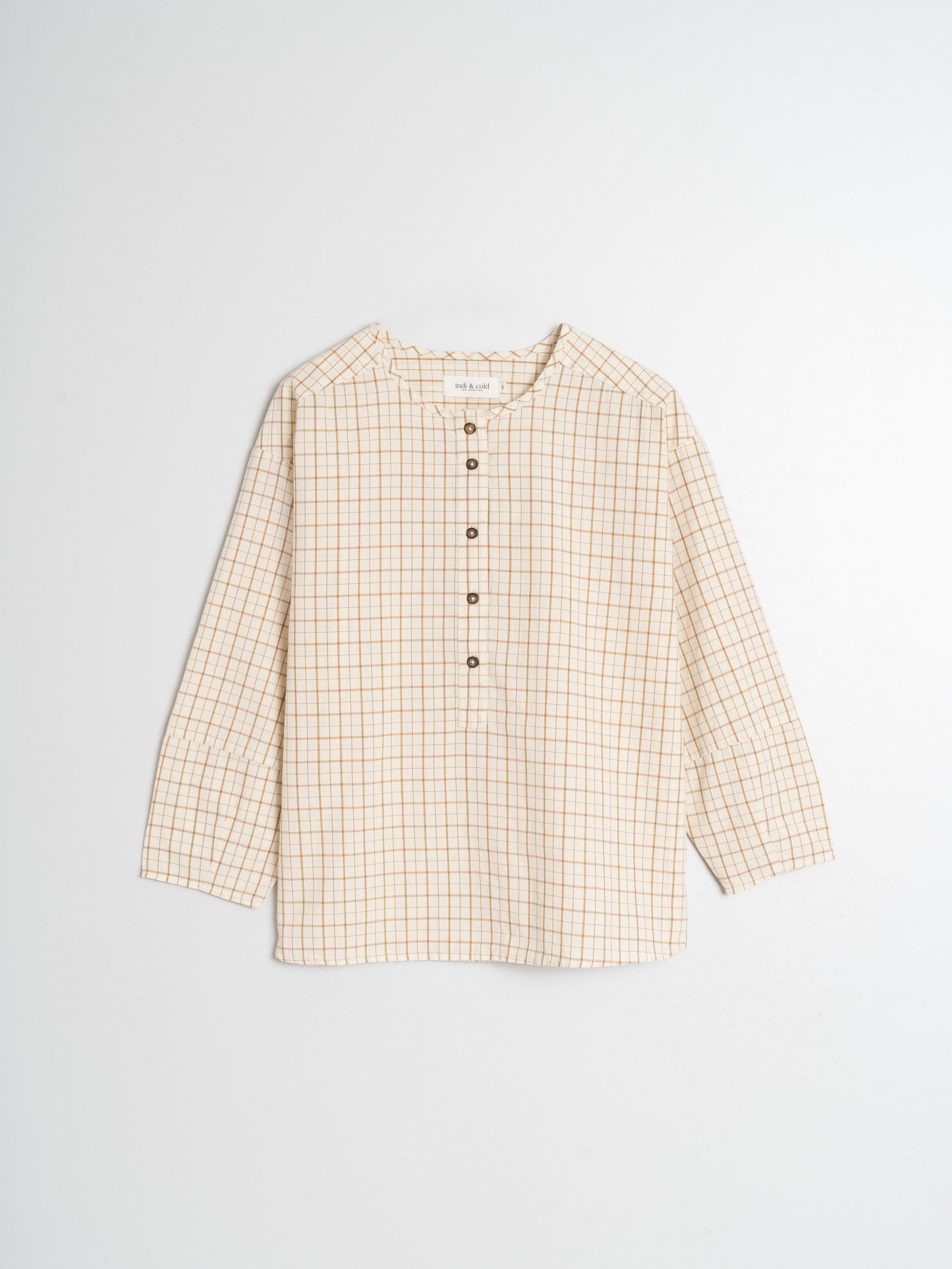 BLUSA CUADRO BICOLOR