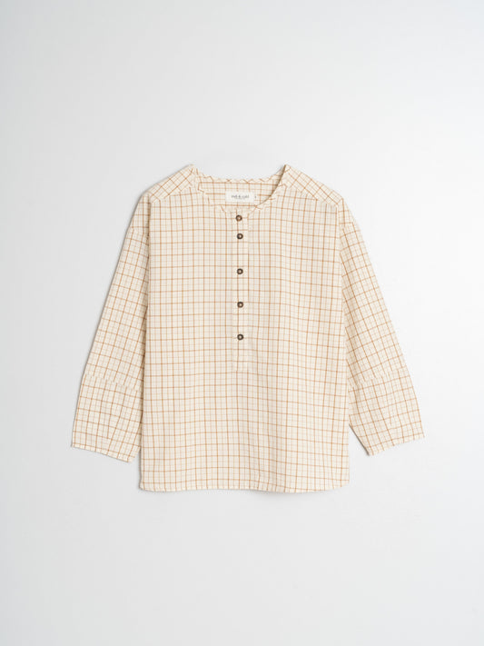 BLUSA CUADRO BICOLOR