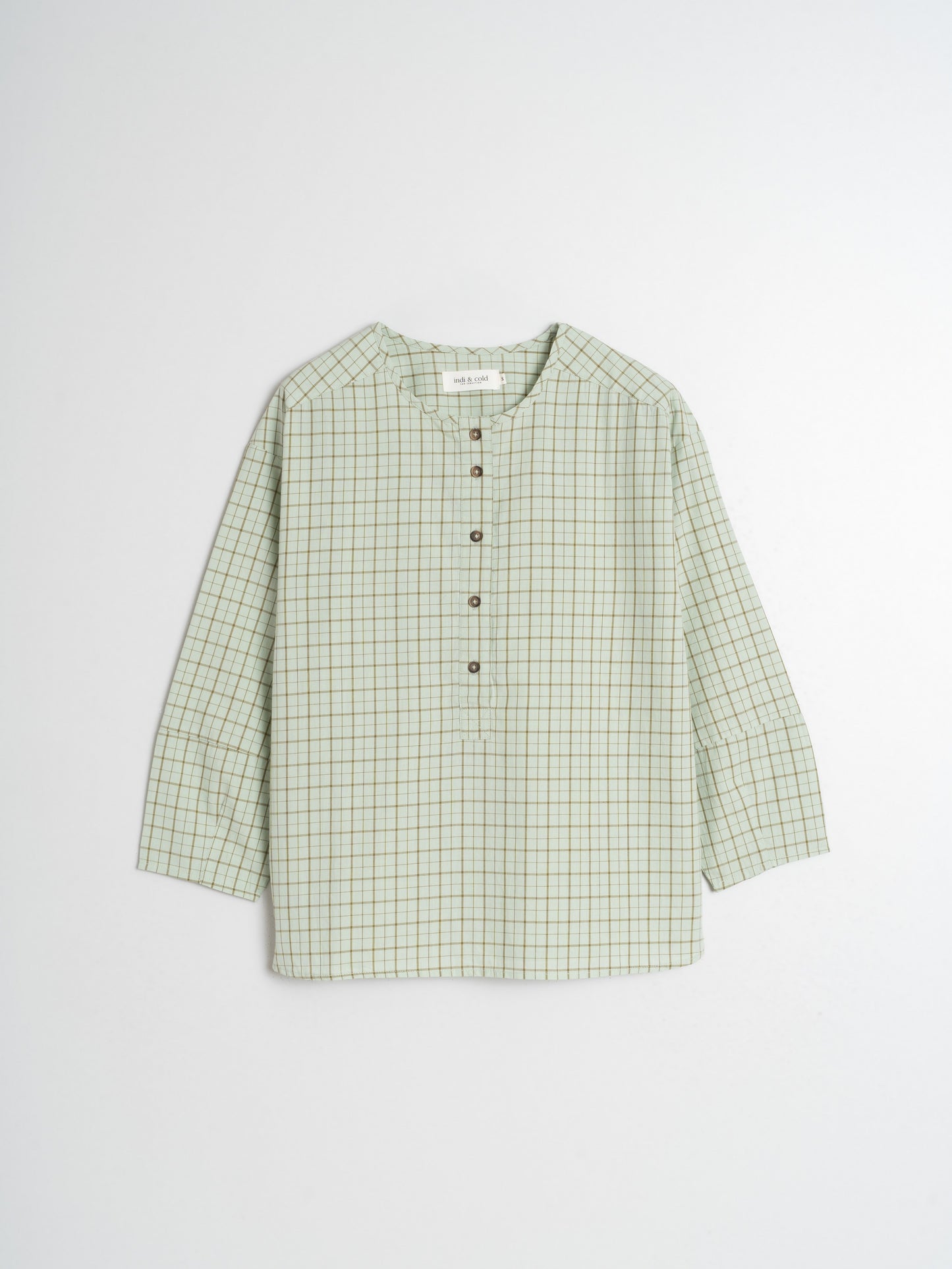 BLUSA CUADRO BICOLOR