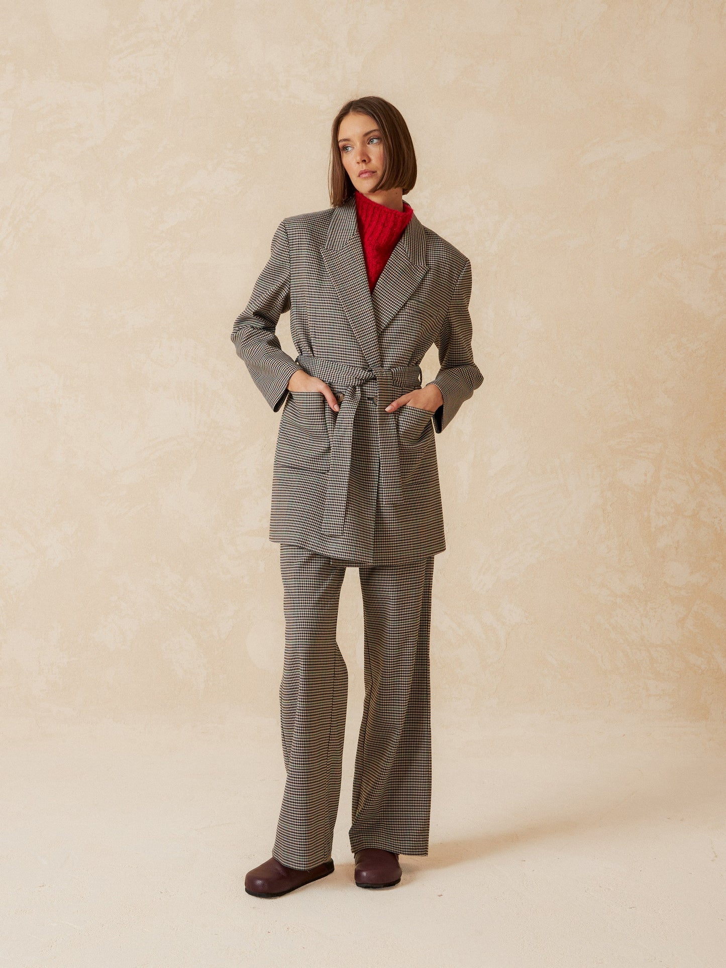 MAXI BLAZER CINTURÓN