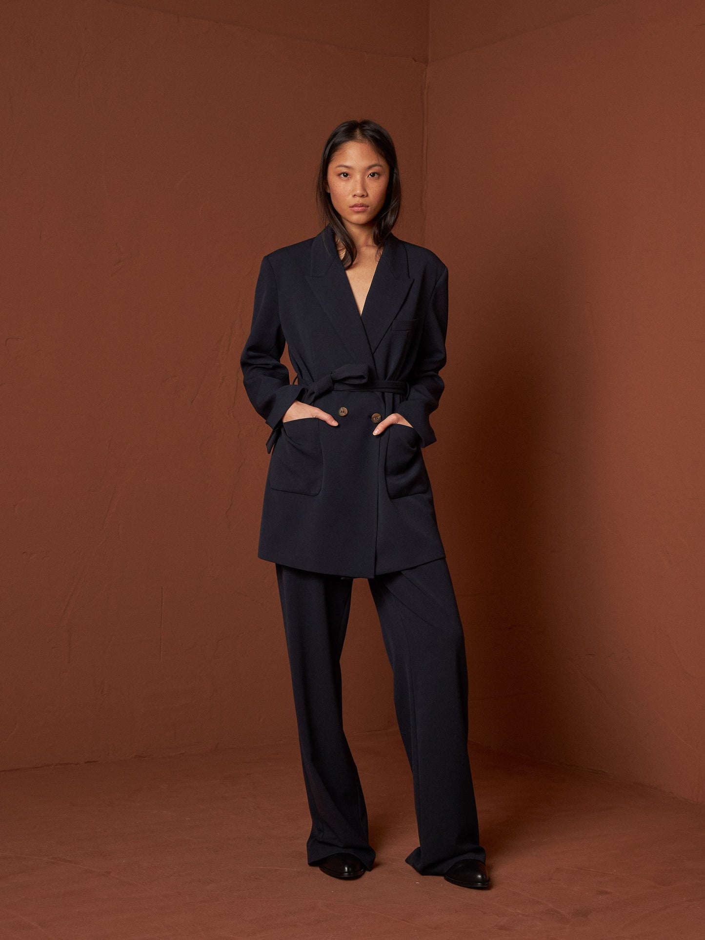 MAXI BLAZER CINTURÓN