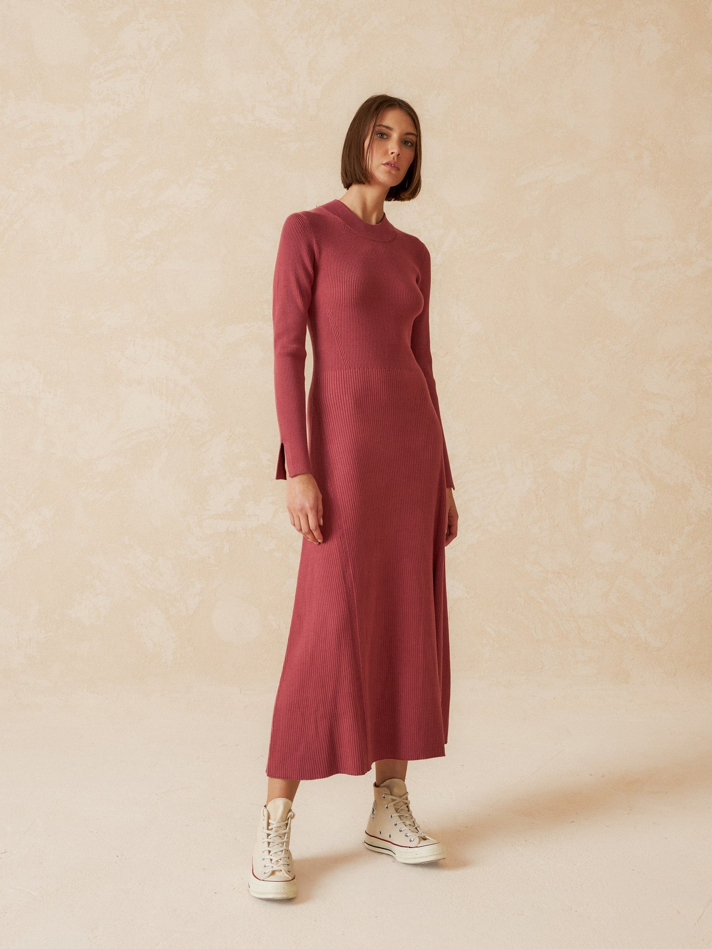 MAXI VESTIDO PUNTO