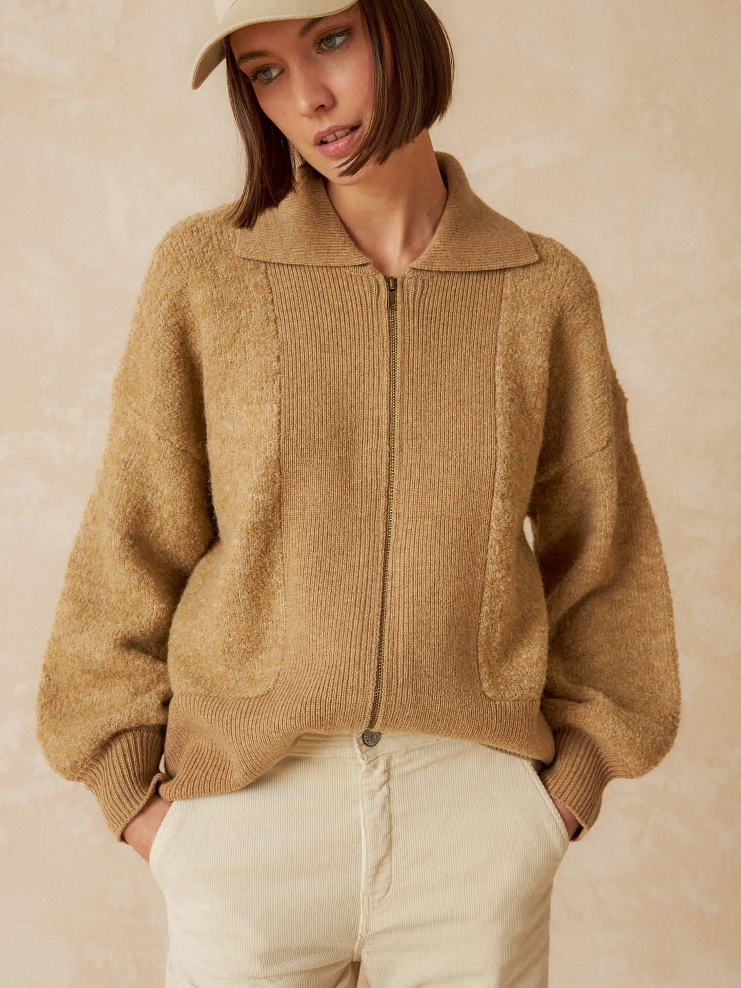 CHAQUETA CREMALLERA PUNTO