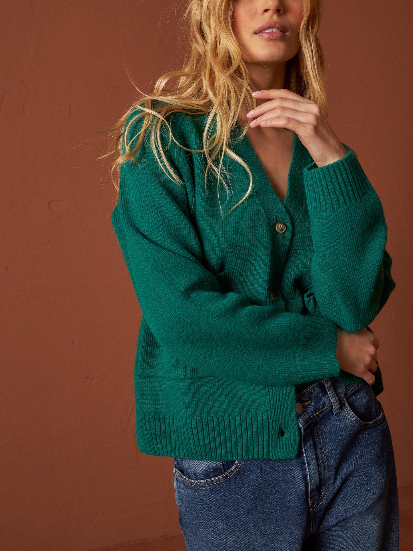 CHAQUETA PUNTO ENCAJADA