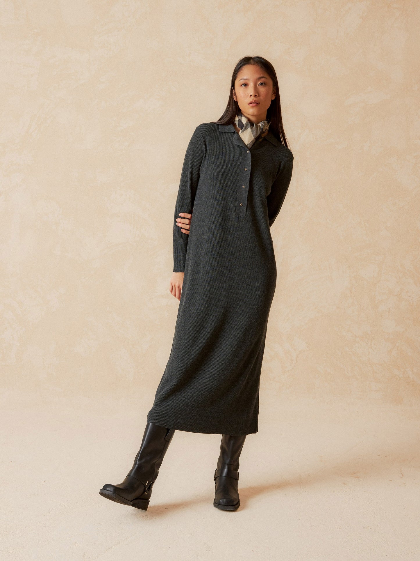 VESTIDO PUNTO ARROZ