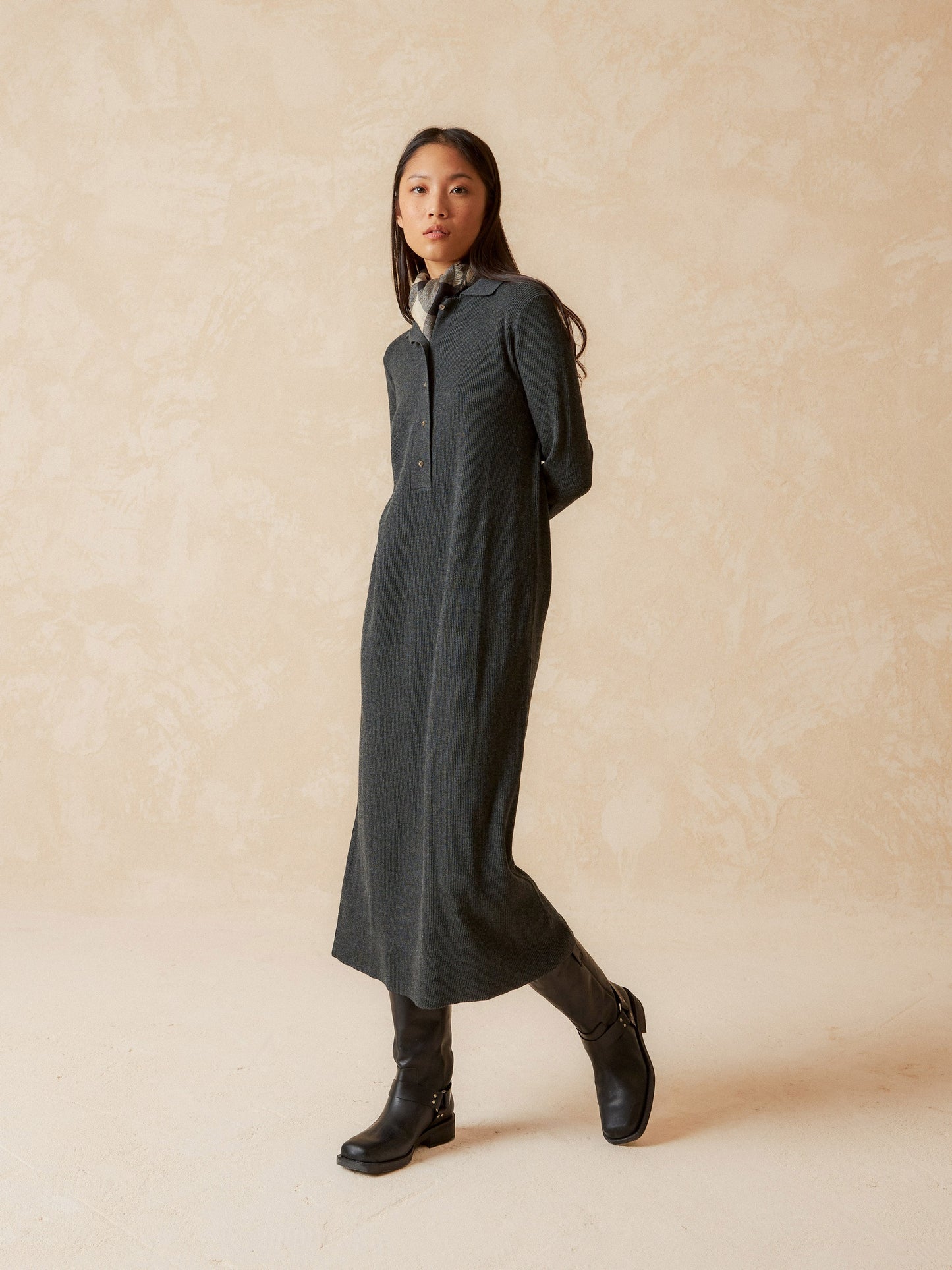 VESTIDO PUNTO ARROZ