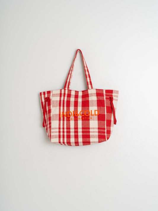 BOLSO SHOPPER CUADROS