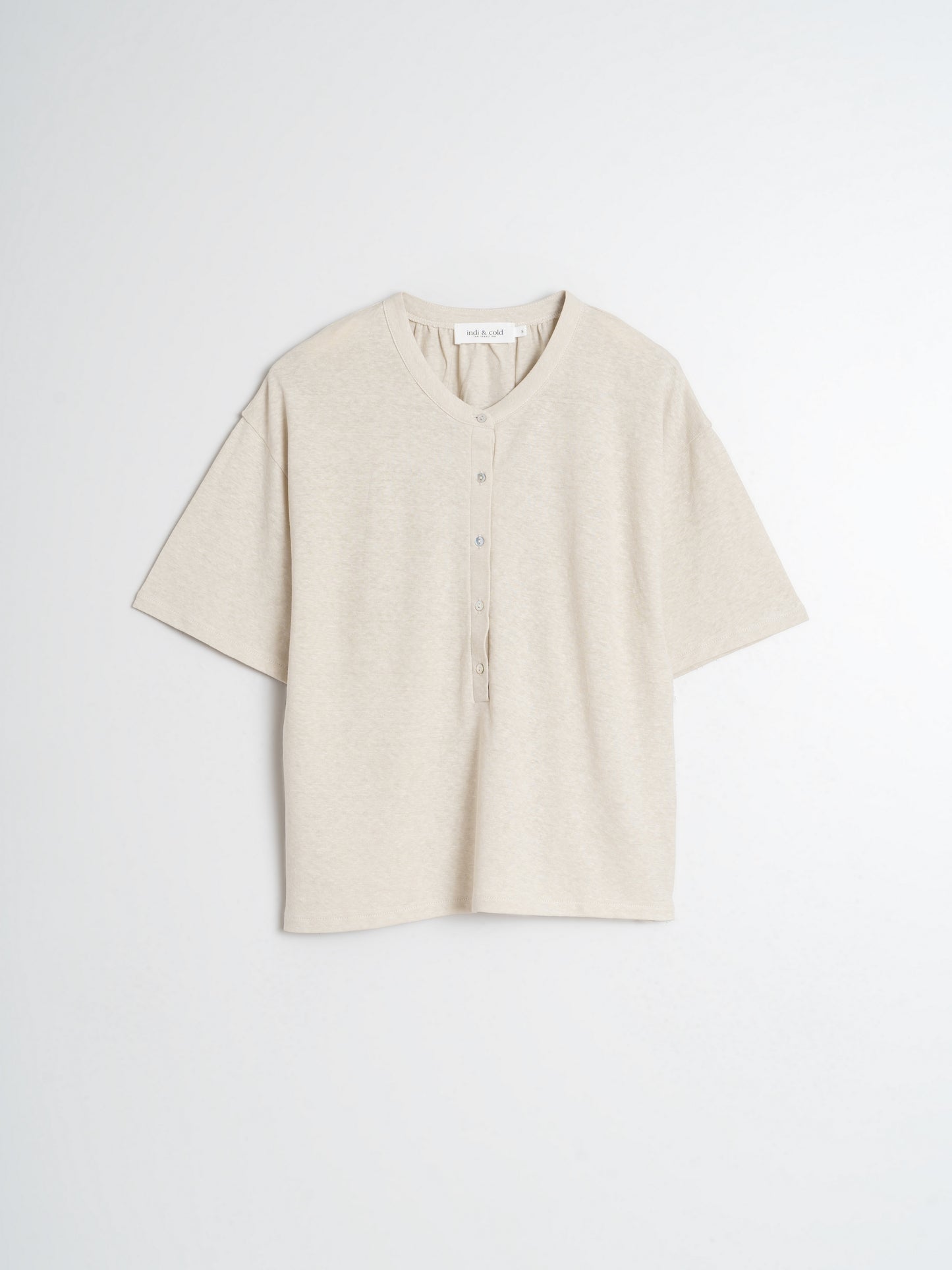 CAMISETA CORTA CÁÑAMO