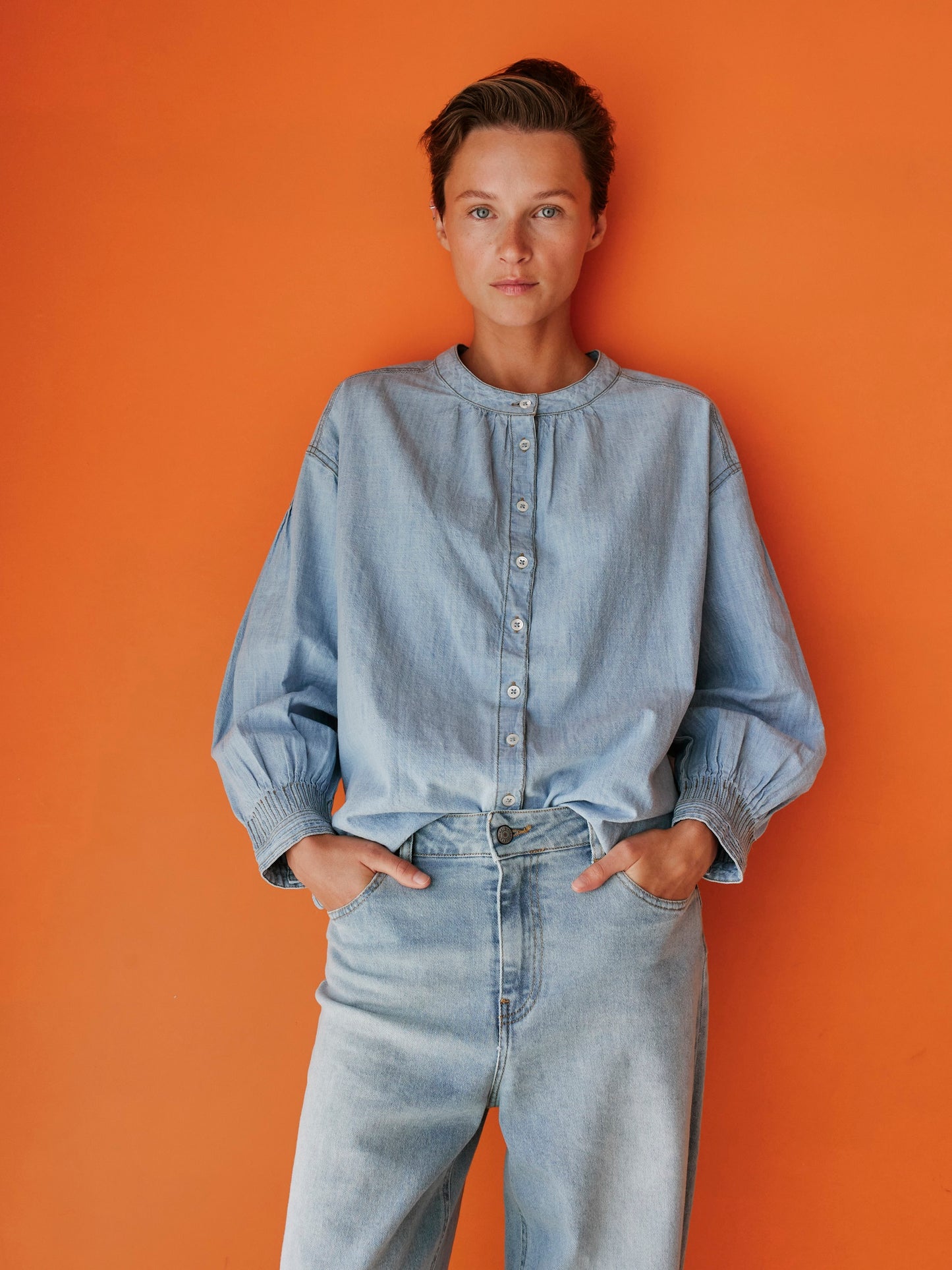 CAMISA DENIM LAVADO