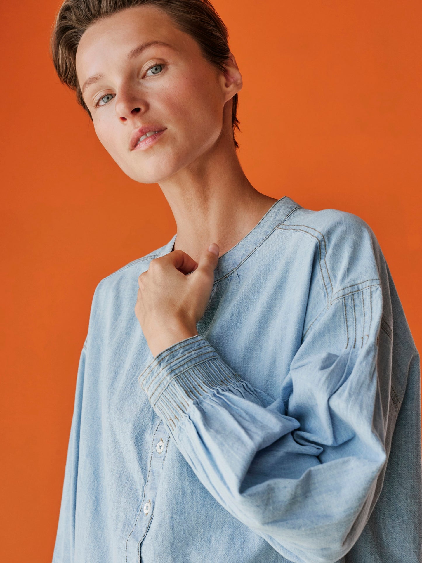 CAMISA DENIM LAVADO