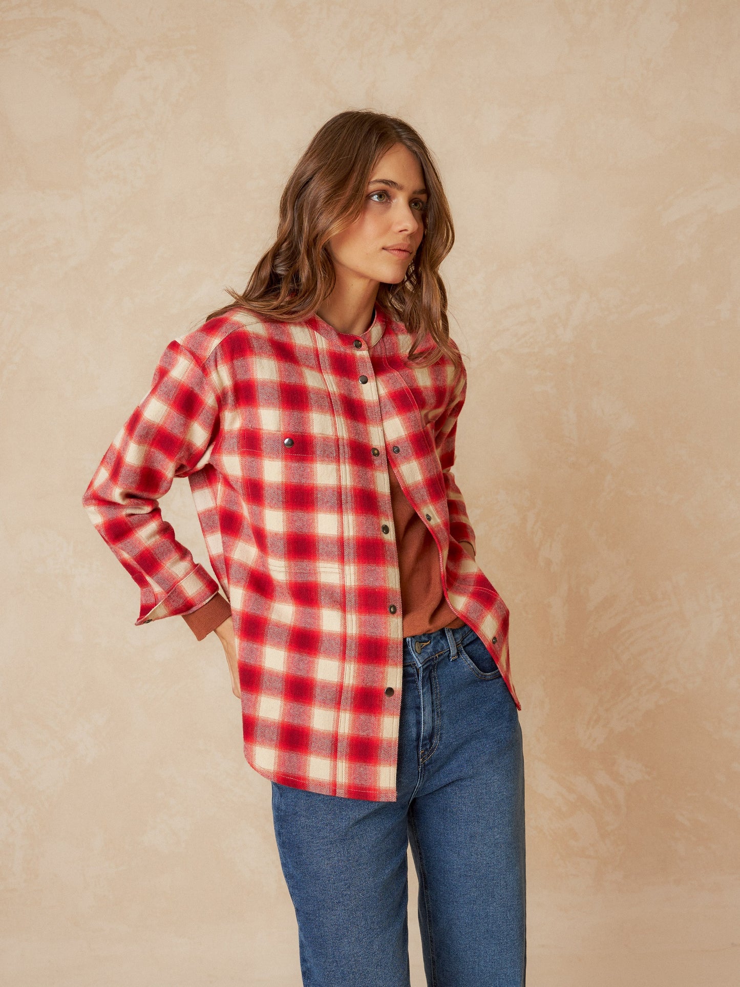 SOBRECAMISA ALGODÓN CUADROS