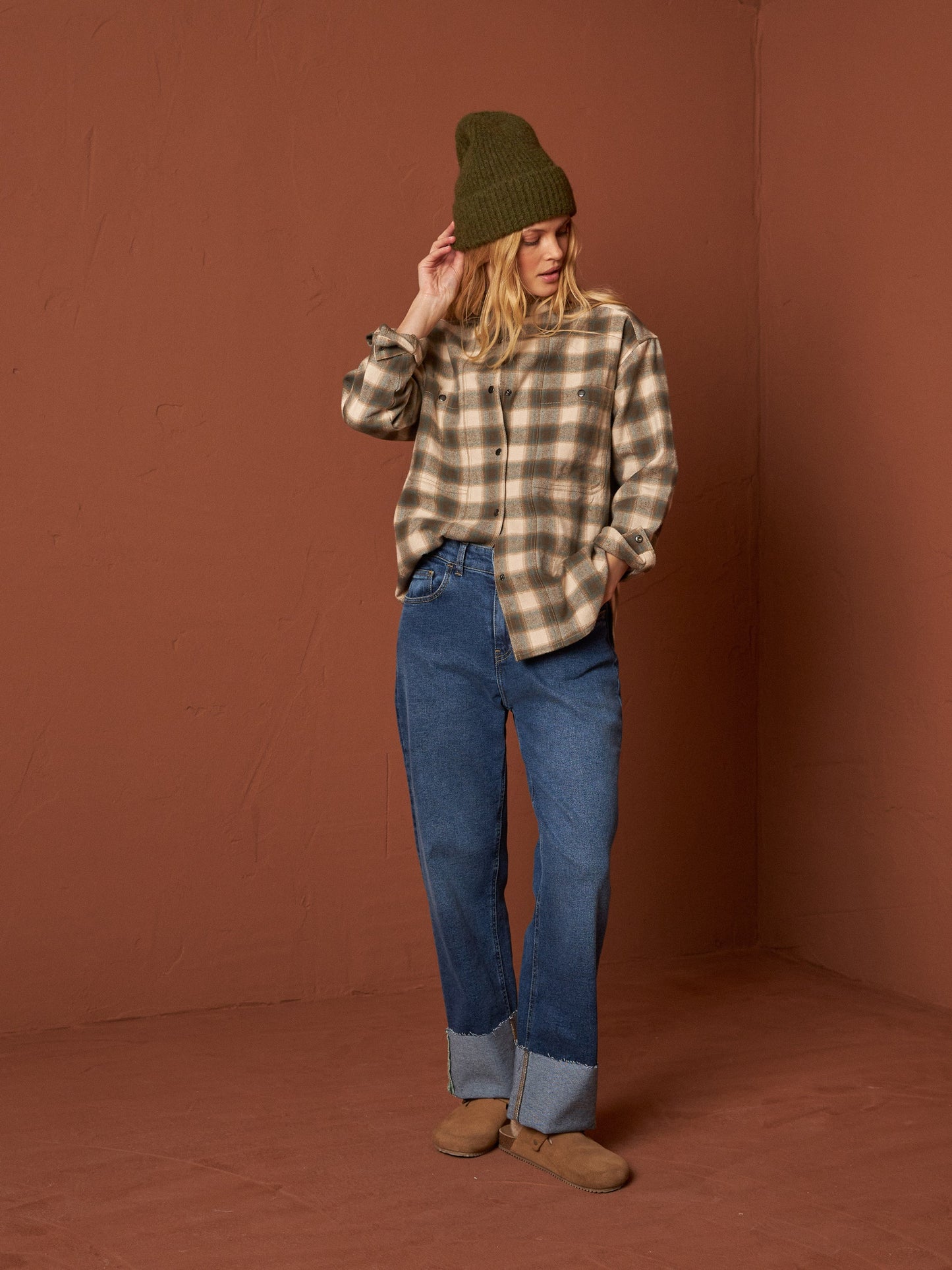 SOBRECAMISA ALGODÓN CUADROS