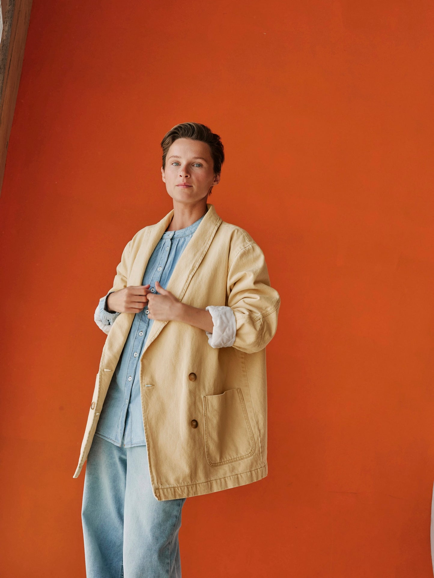 CHAQUETÓN CUELLO SMOKING