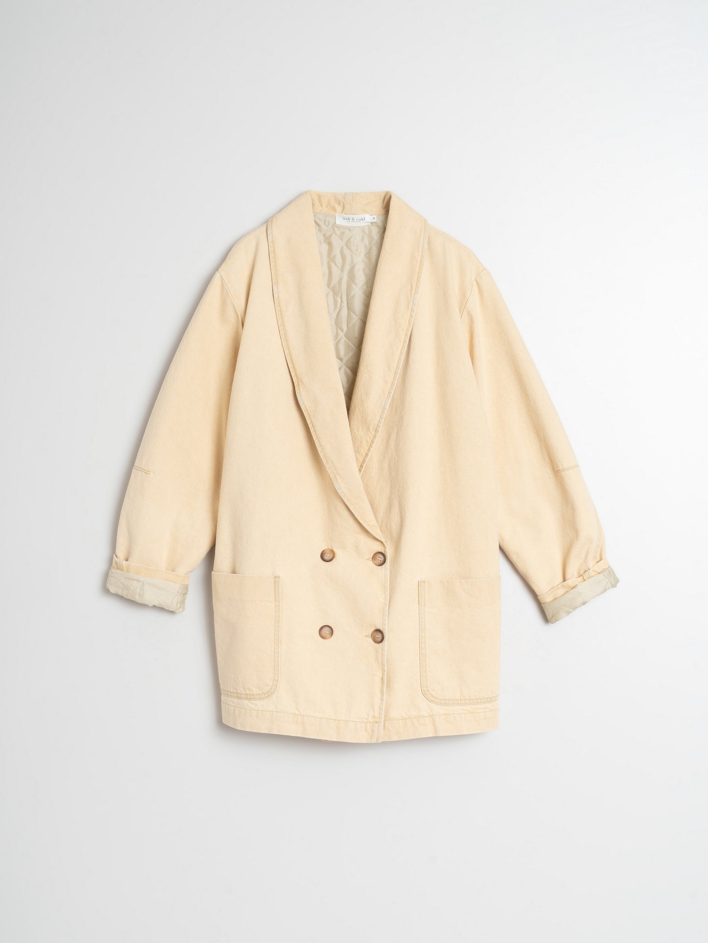 CHAQUETÓN CUELLO SMOKING