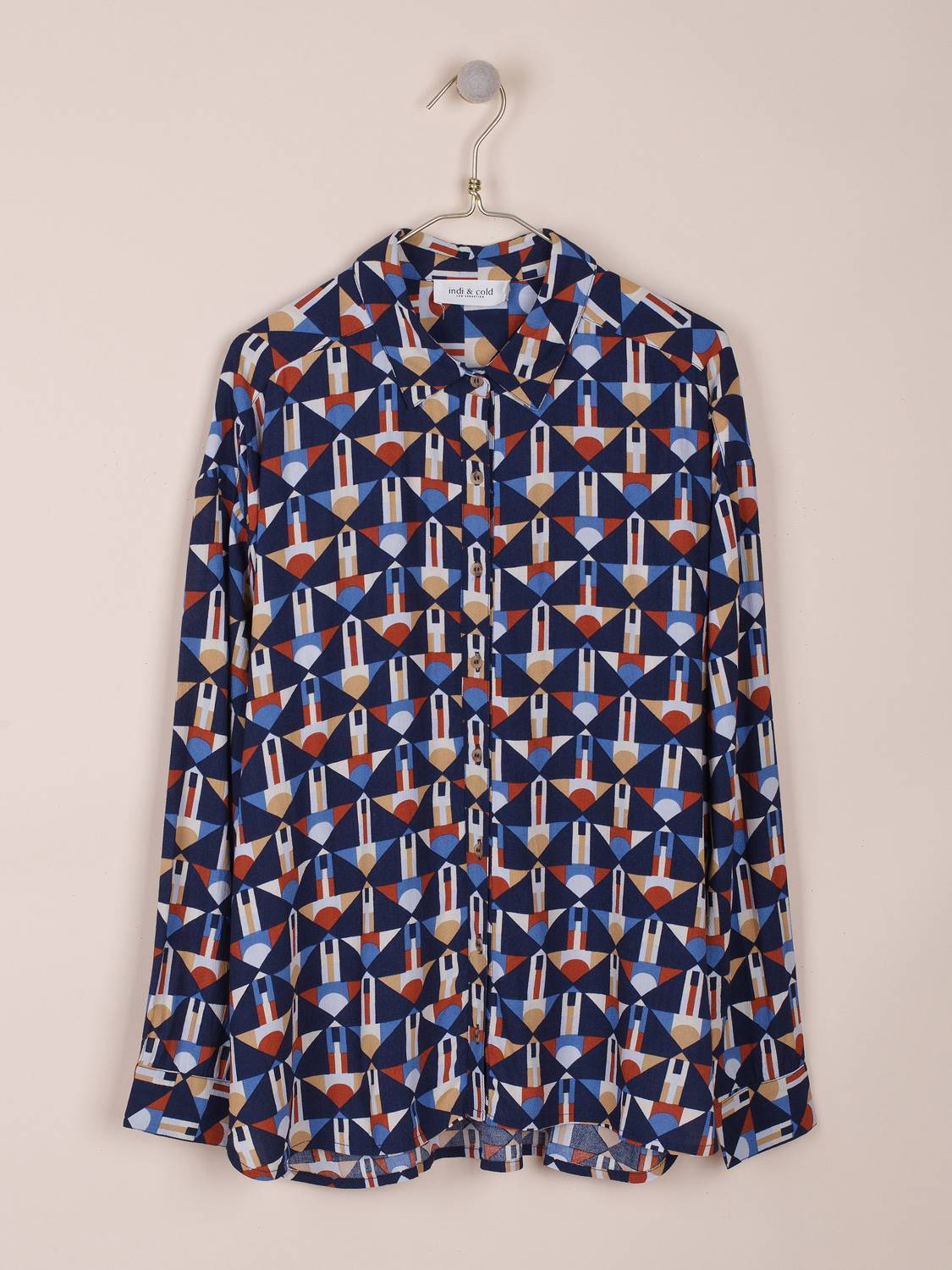 CHEMISE SIENNE GÉOMÉTRIQUE