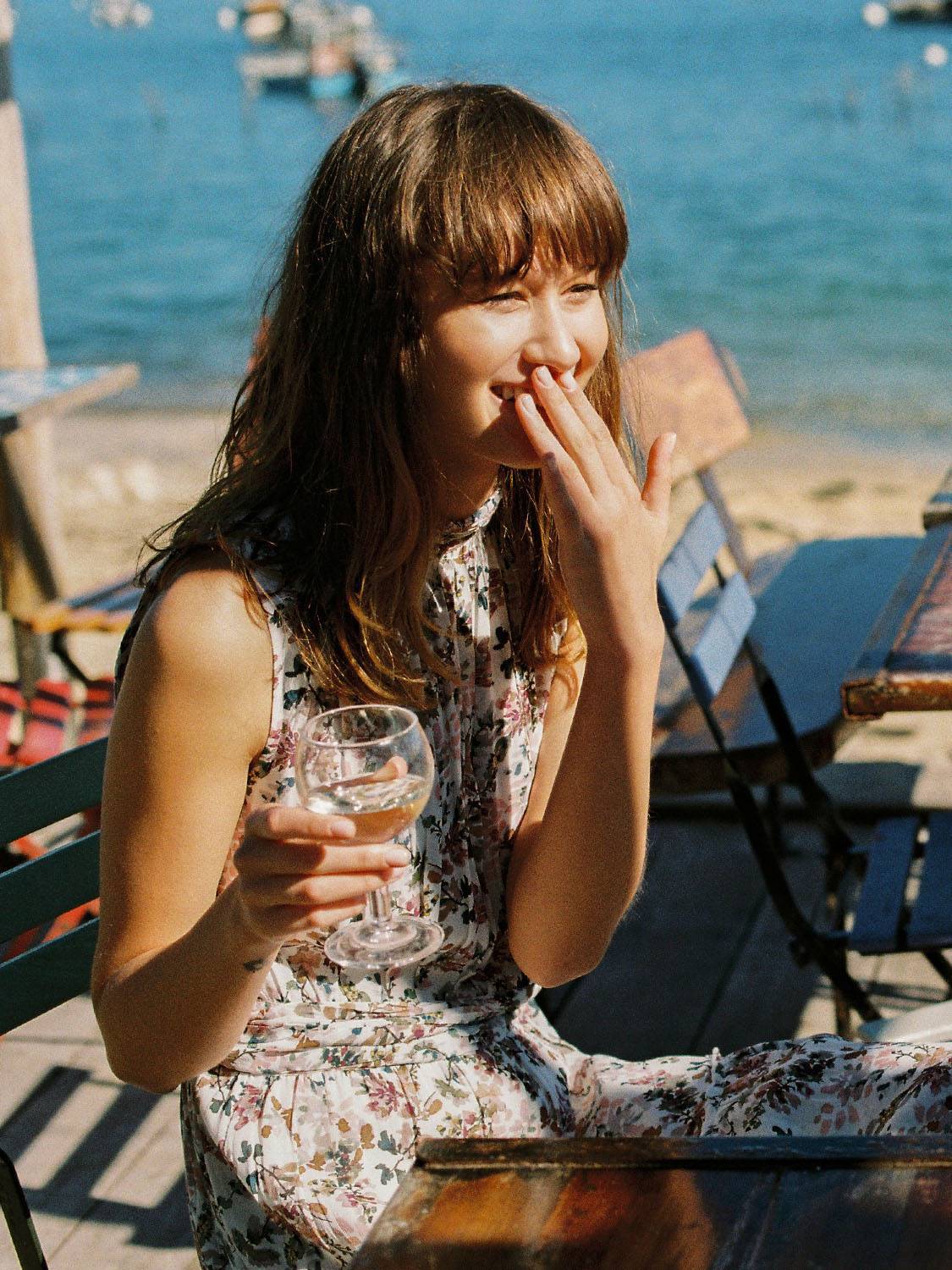 WATERCOLOR SHORT DRESS