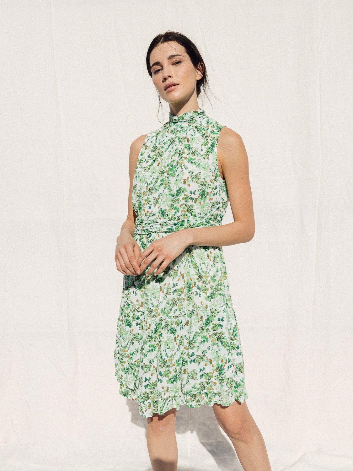 VESTIDO CORTO ACUARELA