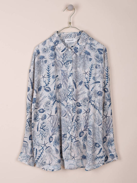 CAMISA SIENNA MOTIVOS MARINOS