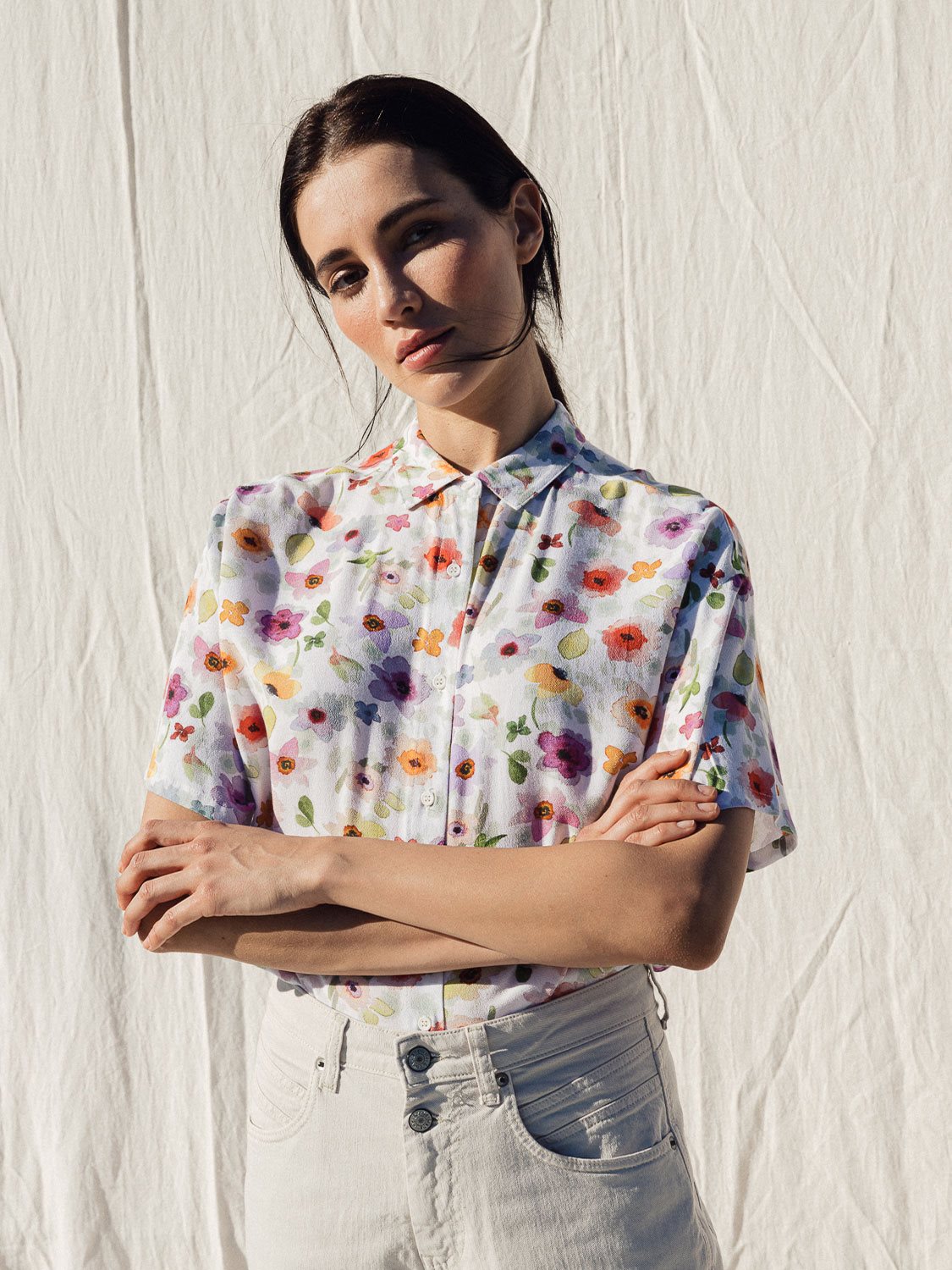 CAMISA ACUARELA ECOVERO