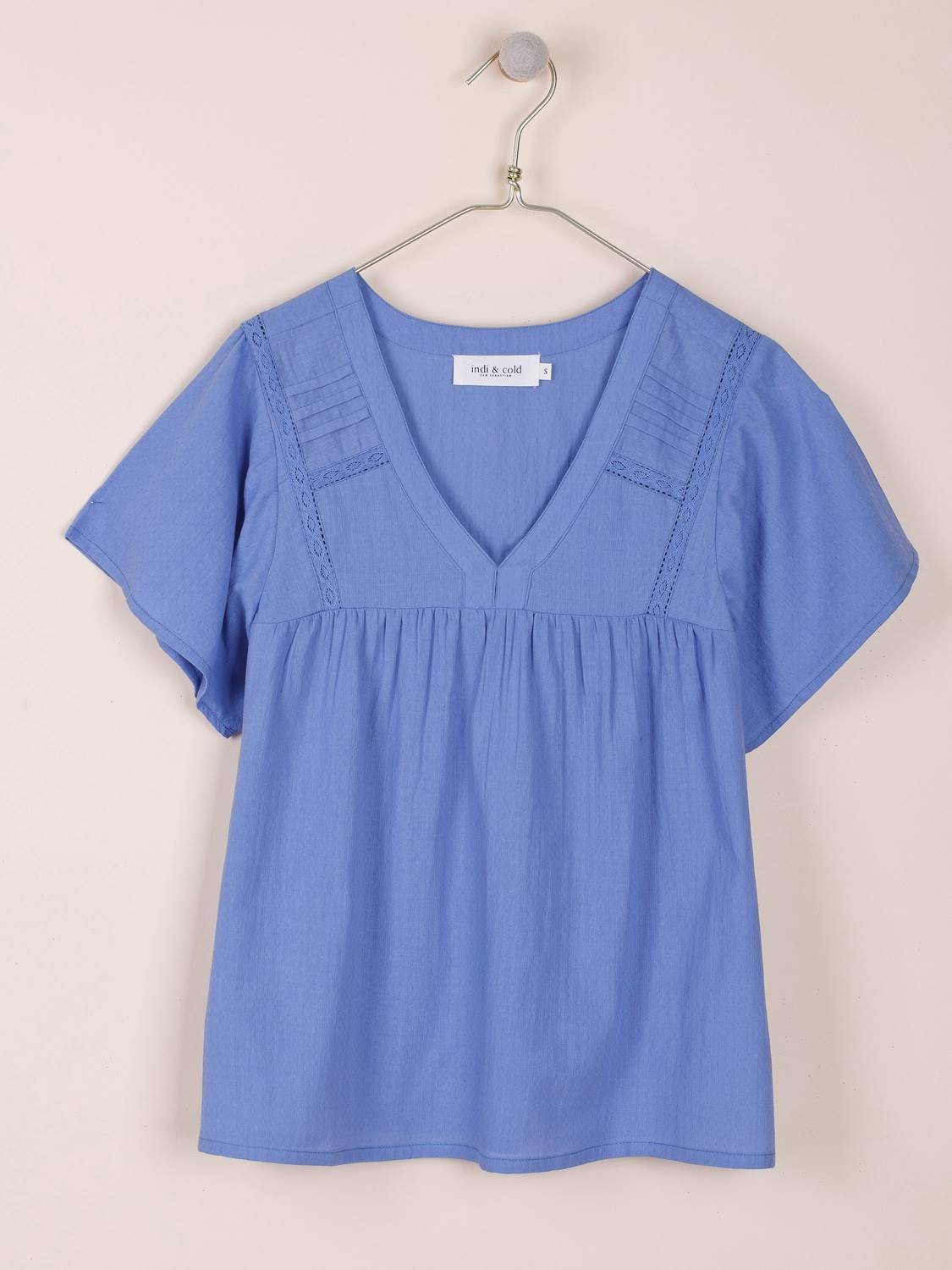 BLUSA ALGODÓN PUNTILLAS
