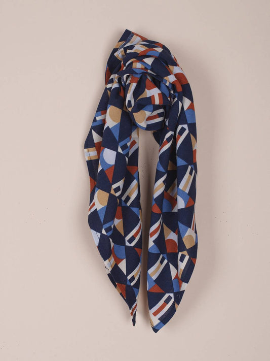 PAÑUELO ESTAMPADO GEOMÉTRICO
