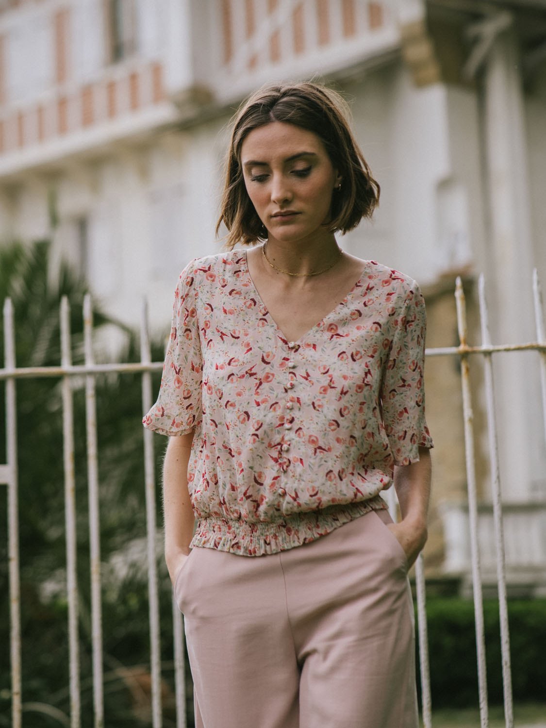 BLUSA LUREX BOTONES
