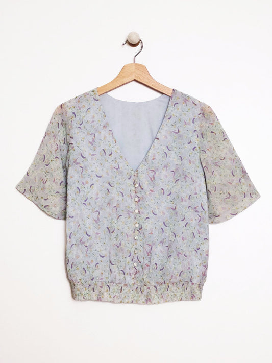 BLUSA LUREX BOTONES
