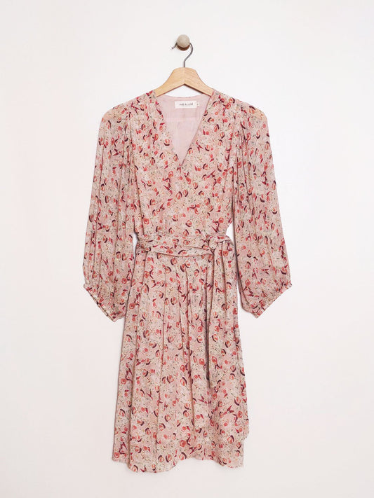 VESTIDO CRUZADO LUREX