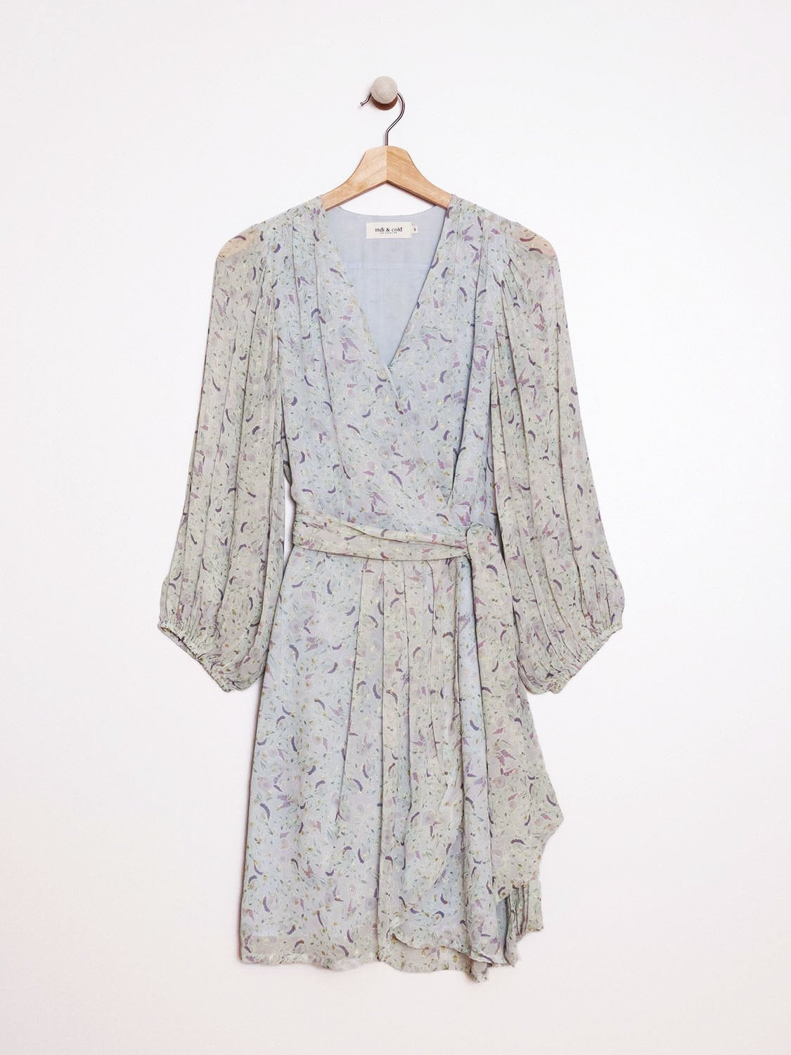 VESTIDO CRUZADO LUREX