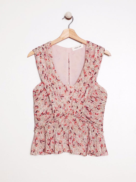 TOP ASIMETRICO LUREX