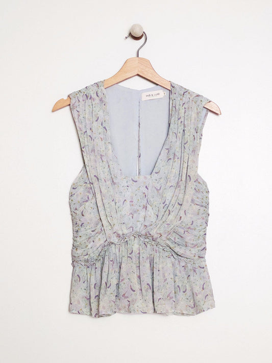 TOP ASIMETRICO LUREX