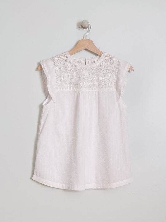 BLUSA PUNTILLA ALGODÓN