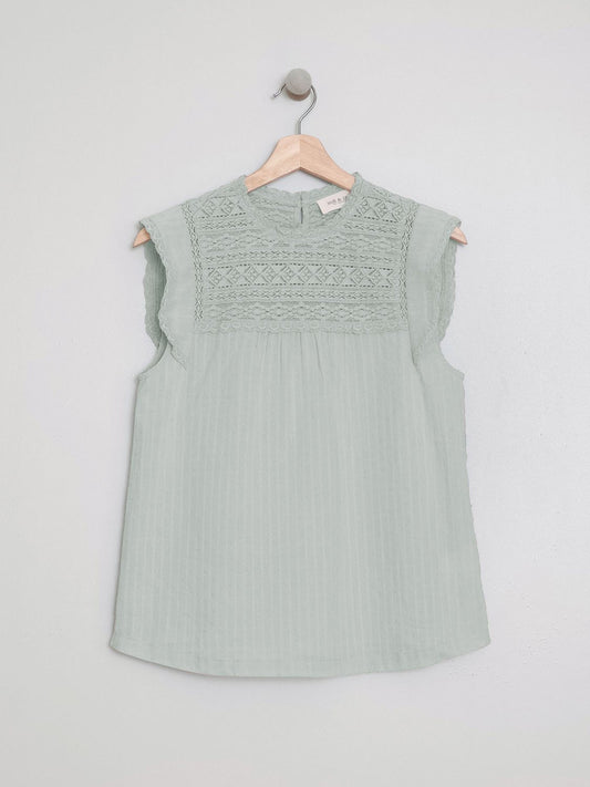 BLUSA PUNTILLA ALGODÓN