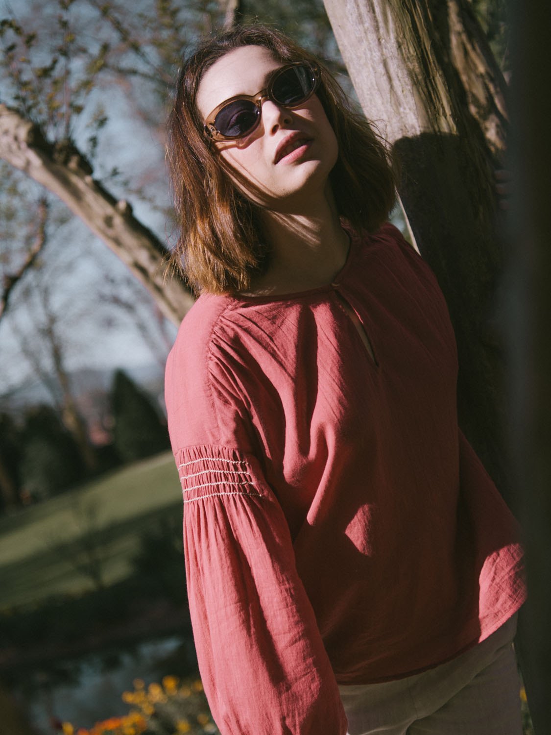 BLUSA BORDADO CONTRASTE