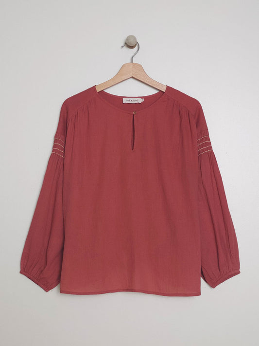 BLUSA BORDADO CONTRASTE
