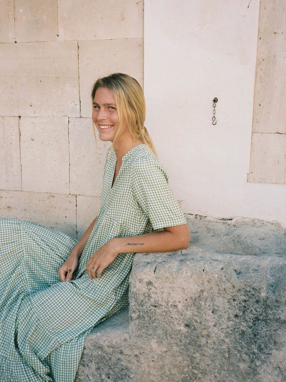 VESTIDO VICHY MIDI