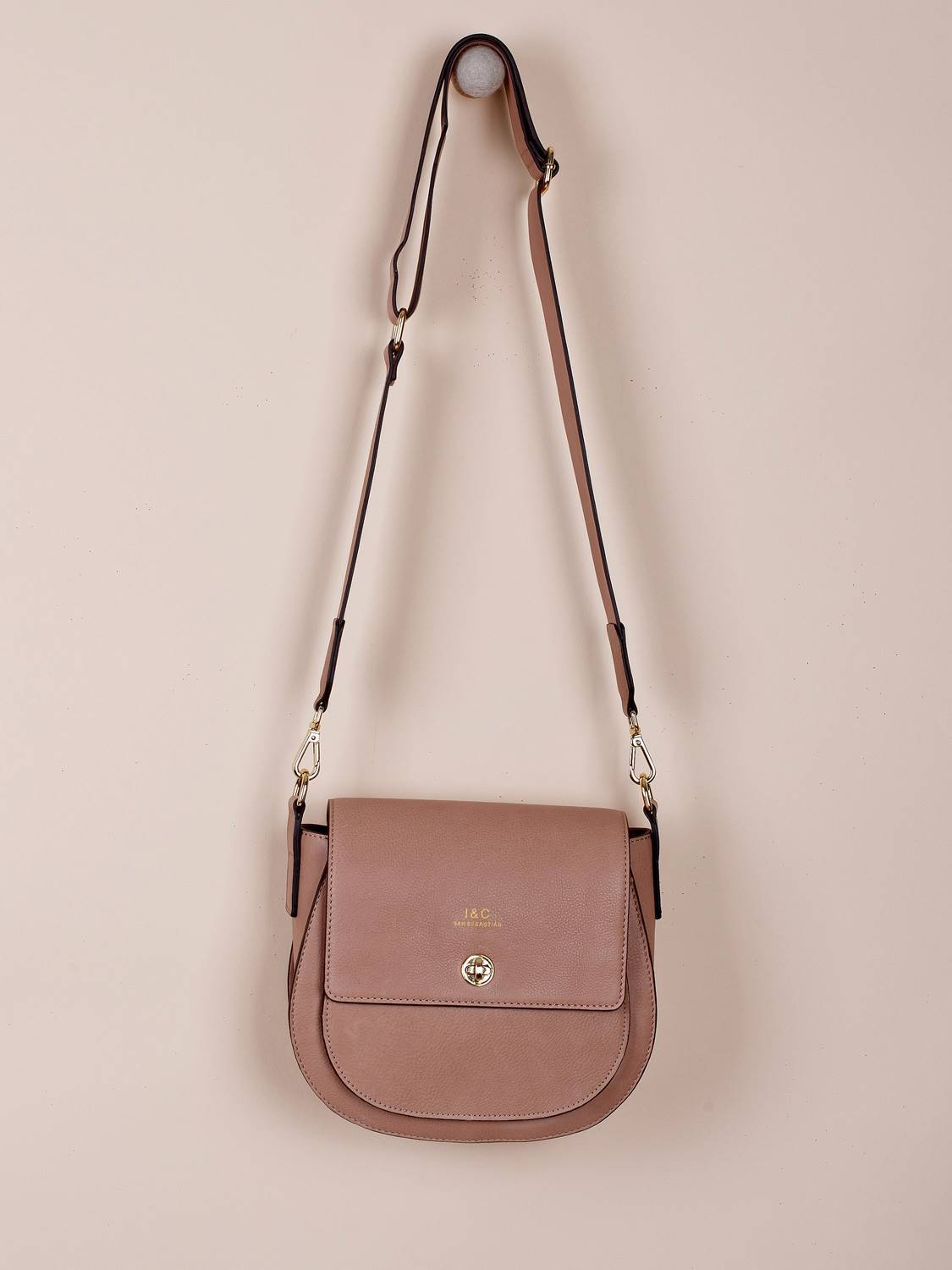 SAC À RABAT EN CUIR