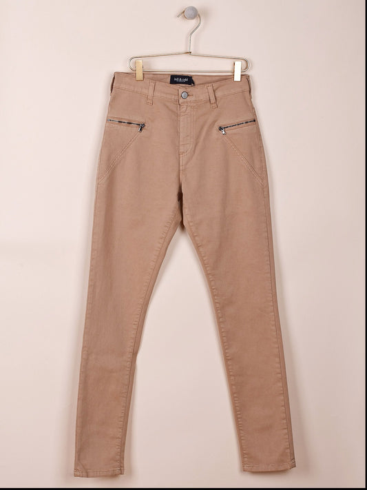 PANTALON BASIQUE AVEC ZIPPÉES
