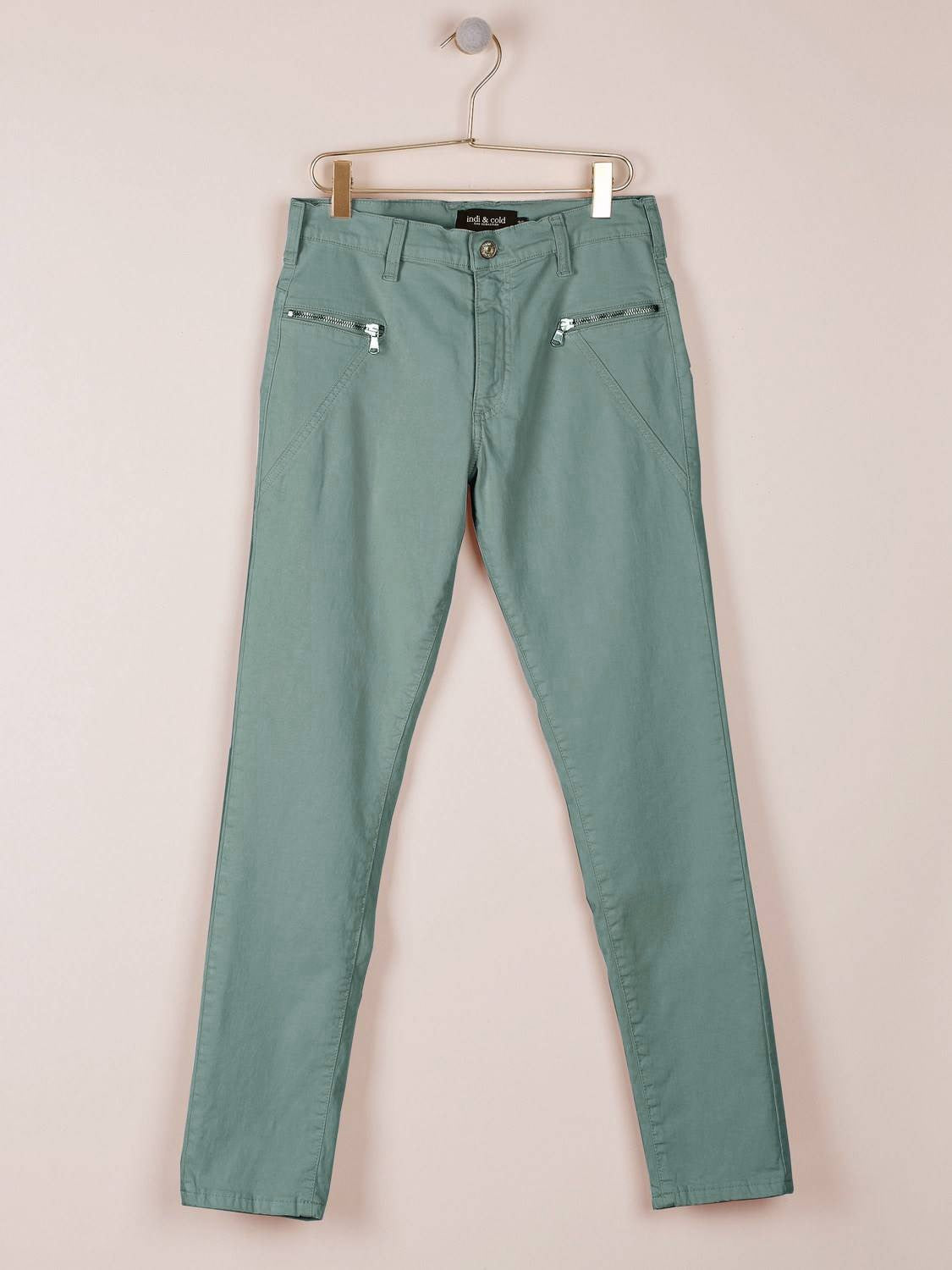 PANTALON BASIQUE AVEC ZIPPÉES