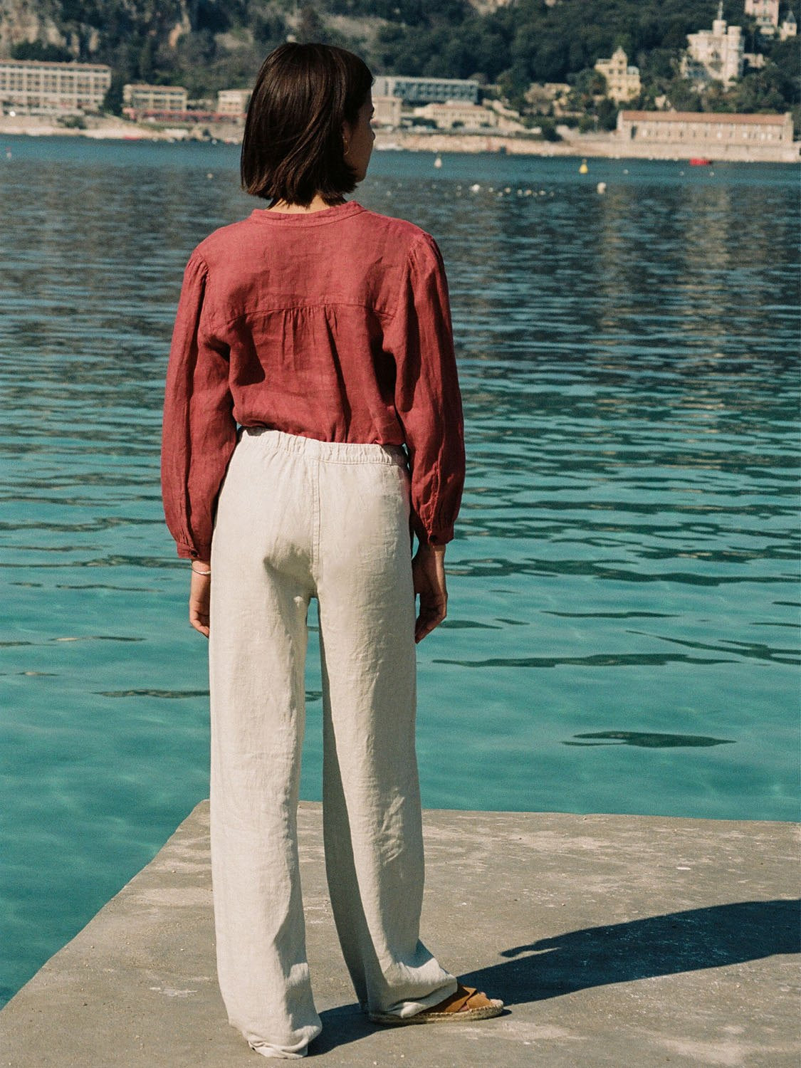 PANTALÓN PALAZZO LINO BAHÍA