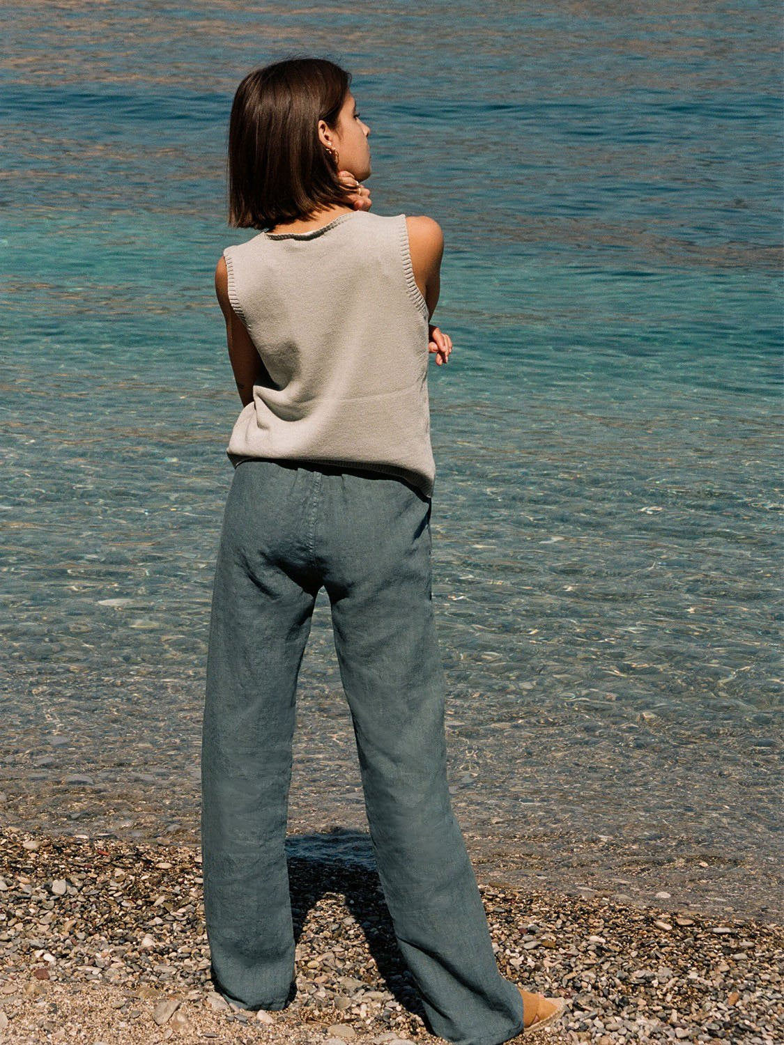 PANTALÓN PALAZZO LINO BAHÍA