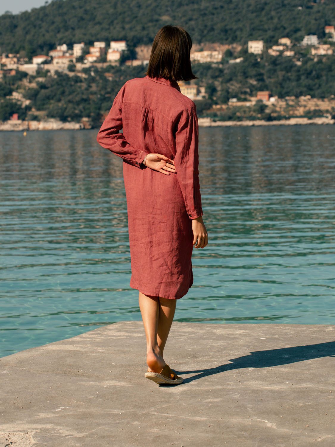 VESTIDO CAMISERO LINO BAHÍA