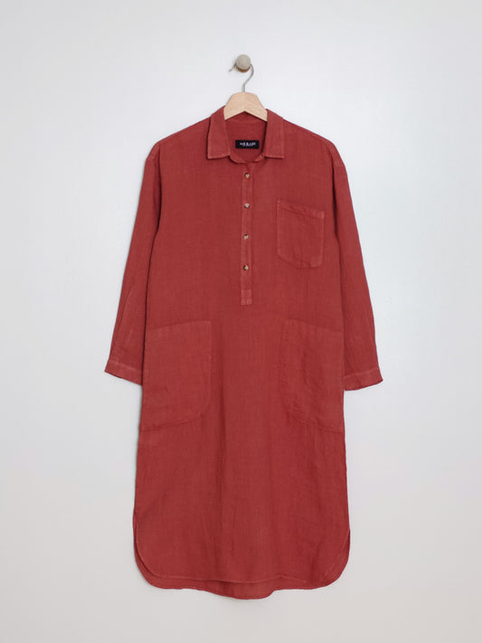 VESTIDO CAMISERO LINO BAHÍA