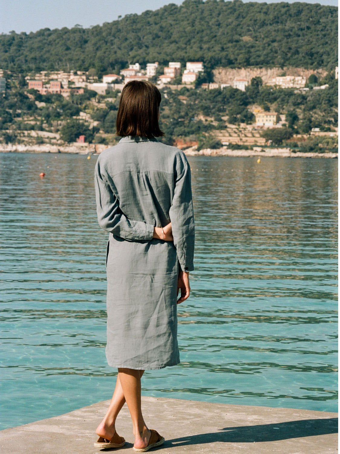 VESTIDO CAMISERO LINO BAHÍA