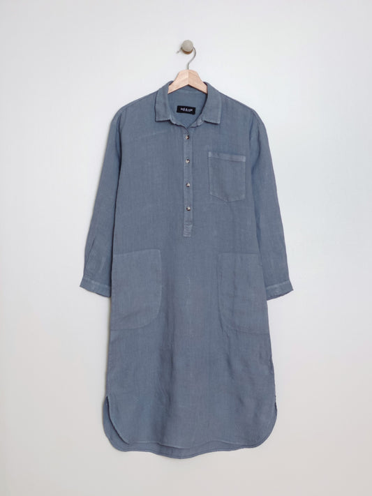 VESTIDO CAMISERO LINO BAHÍA