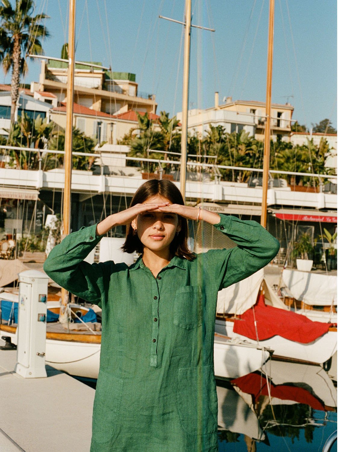 VESTIDO CAMISERO LINO BAHÍA