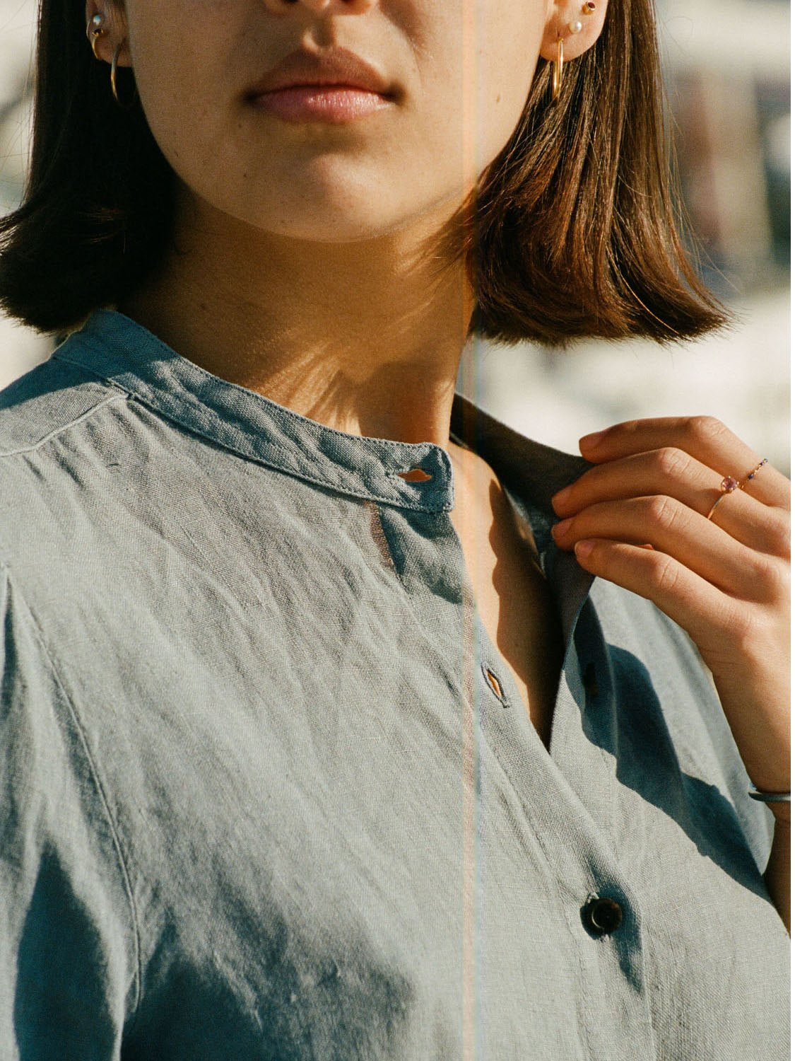 CAMISA LISA LINO BAHÍA